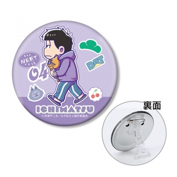 グッズ-バッチ】おそ松さん 一松 ちびとこ 3WAY缶バッジ | アニメイト