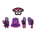 【グッズ-ステッカー】DECO*27 feat.初音ミク EXHIBITION Produced by DECO*27 / OTOIRO モニタリング ダイカットステッカー5枚セットの画像