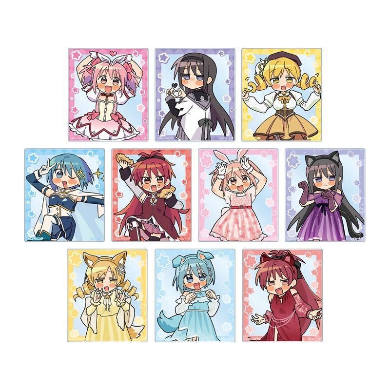 【グッズ-カード】TVアニメ「魔法少女まどか☆マギカ」 描き起こし Art by 小津 トレーディングアクリルカード