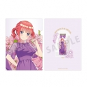 【グッズ-クリアファイル】五等分の花嫁* 描き下ろし 中野二乃 ハーバリウムver. A4クリアファイルの画像