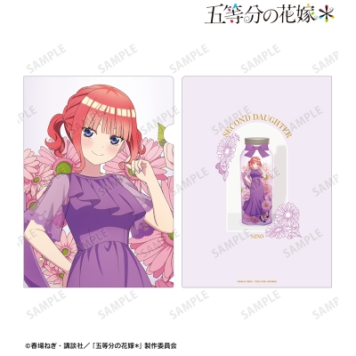 【グッズ-クリアファイル】五等分の花嫁* 描き下ろし 中野二乃 ハーバリウムver. A4クリアファイル