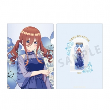 グッズ-クリアファイル】五等分の花嫁＊ 描き下ろし 中野三玖 ハー 