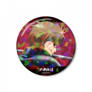 グッズ-バッチ】銀魂 描き下ろし 沖田総悟 戦う背中ver. 第2弾 