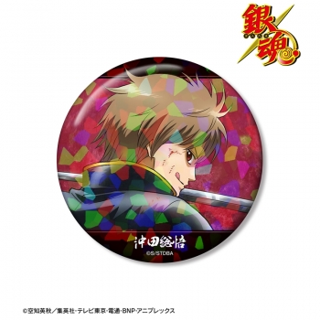 グッズ-バッチ】銀魂 描き下ろし 沖田総悟 戦う背中ver. 第2弾 