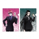 【グッズ-クリアファイル】HUNTER×HUNTER 描き下ろし スーツ(戦闘後)ver. A4クリアファイル2枚セット ver.C【アニメイト先行販売】の画像