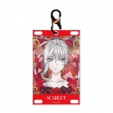 【グッズ-キーホルダー】TVアニメ「最後にひとつだけお願いしてもよろしいでしょうか」 スカーレット Aure Glass カラビナ付きカード型アクリルキーホルダーの画像