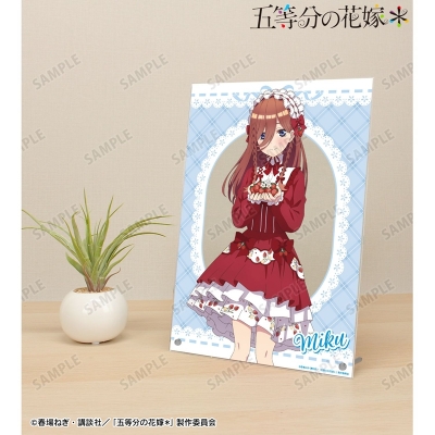 【グッズ-置きもの】五等分の花嫁* 描き下ろし 中野三玖 ショートケーキイメージコーデver. A4アクリルパネル