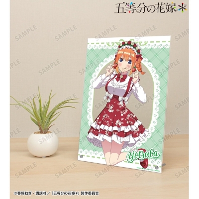 【グッズ-置きもの】五等分の花嫁* 描き下ろし 中野四葉 ショートケーキイメージコーデver. A4アクリルパネル