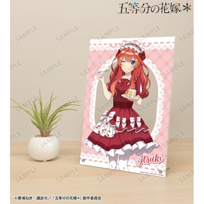 【グッズ-置きもの】五等分の花嫁* 描き下ろし 中野五月 ショートケーキイメージコーデver. A4アクリルパネル