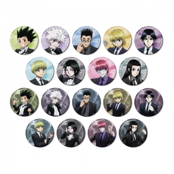 グッズ-バッチ】HUNTER×HUNTER 描き下ろし スーツ(戦闘後)ver 