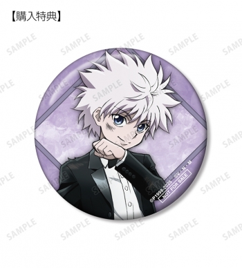 グッズ-バッチ】HUNTER×HUNTER 描き下ろし スーツ(戦闘後)ver HUNTER×HUNTER アニメイトフェア 缶バッジ 戦闘後 キルア