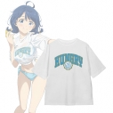 【グッズ-Tシャツ】TVアニメ『負けヒロインが多すぎる!』 八奈見 杏菜 ビーチデートver. 着用BIGシルエットTシャツユニセックス(サイズ/XL)【再販】の画像