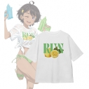 【グッズ-Tシャツ】TVアニメ『負けヒロインが多すぎる!』 焼塩 檸檬 ビーチデートver. 着用BIGシルエットTシャツユニセックス(サイズ/M)【再販】の画像