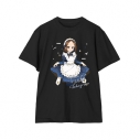 【グッズ-Tシャツ】からかい上手の高木さん 描き下ろし 高木さん 星空メイドver. Teeユニセックス(サイズ/XL)の画像