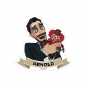 【グッズ-ステッカー】ARNOLD&PUPPETS アーノルド ダイカットステッカーの画像