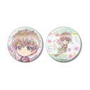 【グッズ-バッチ】カードキャプターさくら クリアカード編 李 小狼 ちびキャラ みんなで旅行ver. ホログラム缶バッジ2個セットの画像