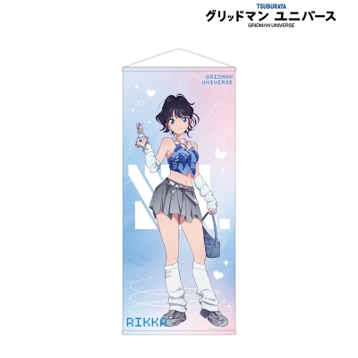 【グッズ-タペストリー】グリッドマン ユニバース 描き下ろし 宝多六花 Y2K ver. 等身大タペストリー