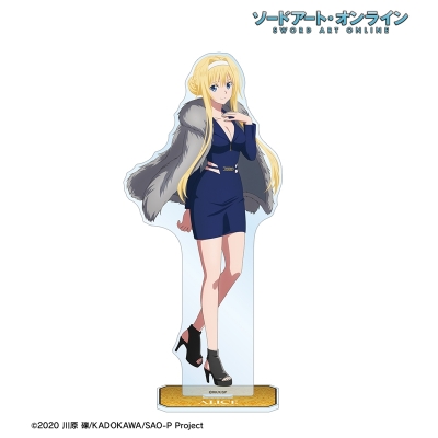 【グッズ-スタンドポップ】ソードアート・オンライン 描き下ろし アリス 毛皮コート×スーツver. BIGアクリルスタンド