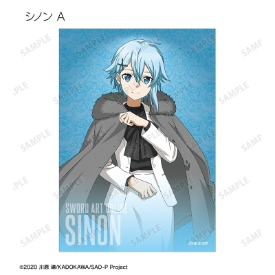 【グッズ-ブロマイド】ソードアート・オンライン 描き下ろし 毛皮コート×スーツver. トレーディングブロマイド