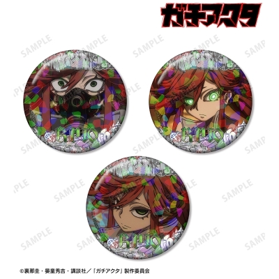 【グッズ-バッチ】TVアニメ『ガチアクタ』 リヨウ 場面写ホログラム缶バッジ3個セット