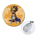 【グッズ-バッチ】遊☆戯☆王デュエルモンスターズ アテム ちびとこ 3WAY缶バッジの画像