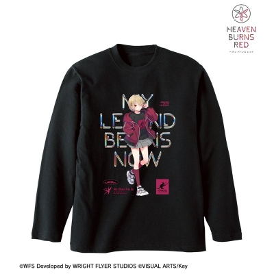 【グッズ-Tシャツ】ヘブンバーンズレッド KANGOL(R)コラボ 描き下ろし 茅森月歌 ロングTシャツユニセックス(サイズ/L)