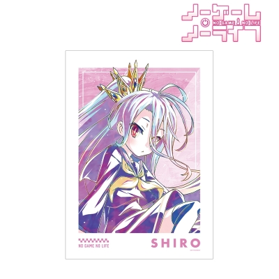 【グッズ-ポスター】ノーゲーム・ノーライフ 白 Ani-Art 第2弾 A3マット加工ポスター