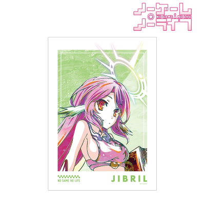 【グッズ-ポスター】ノーゲーム・ノーライフ ジブリール Ani-Art 第2弾 A3マット加工ポスター