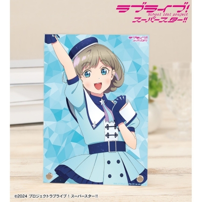 【グッズ-置きもの】ラブライブ!スーパースター!! 描き下ろし 唐 可可 スーパースター!!ver. A5アクリルパネル
