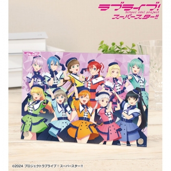 グッズ-置きもの】ラブライブ！スーパースター!! 描き下ろし 集合 ラブライブスーパースターアクリルプレートアクリルパネル5つセット