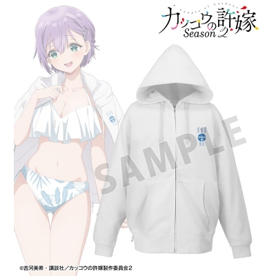 【グッズ-ジャンパー・コート】TVアニメ「カッコウの許嫁 Season2」 arti-mate 着用ジップパーカー 瀬川ひろ 描き下ろし 水着パーカーver.レディース(サイズ/Free)【アニメイト限定】