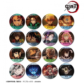 グッズ-バッチ】アニメ「鬼滅の刃」 トレーディング場面写ホログラム缶 