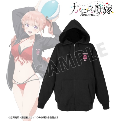 【グッズ-ジャンパー・コート】TVアニメ「カッコウの許嫁 Season2」 arti-mate 着用ジップパーカー 天野エリカ 描き下ろし 水着パーカーver.レディース(サイズ/Free)【アニメイト限定】