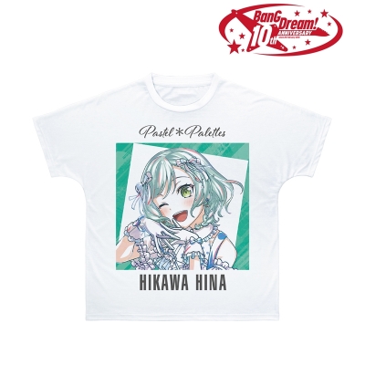 【グッズ-Tシャツ】BanG Dream! 氷川 日菜 Ani-Art 第6弾 フルグラフィックTシャツユニセックス(サイズ/M)