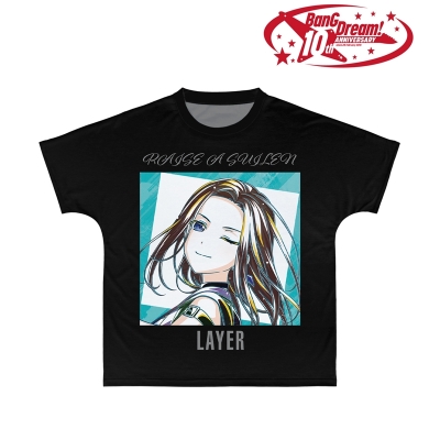 【グッズ-Tシャツ】BanG Dream! レイヤ Ani-Art 第6弾 フルグラフィックTシャツユニセックス(サイズ/XXL)