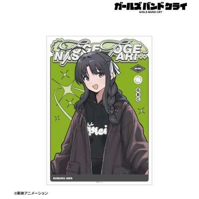 【グッズ-ポスター】ガールズバンドクライ arti-mate 第2弾 A3マット加工ポスター 安和 すばる 描き下ろし カジュアルファッションver.【アニメイト限定】