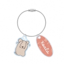 【グッズ-キーホルダー】アニメ「コアラ絵日記」 コアラさん 2連ワイヤーアクリルキーホルダー ver.Bの画像