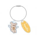 【グッズ-キーホルダー】アニメ「コアラ絵日記」 コアラさん 2連ワイヤーアクリルキーホルダー ver.Dの画像