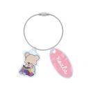 【グッズ-キーホルダー】アニメ「コアラ絵日記」 コアラさん&くまちゃん 2連ワイヤーアクリルキーホルダー ver.Bの画像