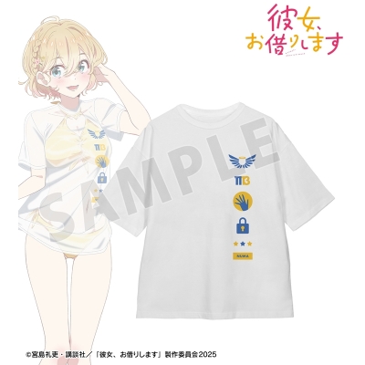 【グッズ-Tシャツ】TVアニメ『彼女、お借りします』 arti-mate 第2弾 着用BIGシルエットTシャツ 七海麻美 描き下ろし 水着ver.メンズ(サイズ/Free)【アニメイト限定】
