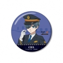 【グッズ-バッチ】アニメ『黒執事 -緑の魔女編-』 描き下ろし シエル・ファントムハイヴ 駅員ver. 100mm缶バッジの画像