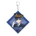 【グッズ-キーホルダー】アニメ『黒執事 -緑の魔女編-』 描き下ろし シエル・ファントムハイヴ 駅員ver. BIGアクリルキーホルダーの画像