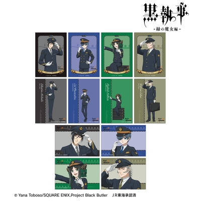 【グッズ-ブロマイド】アニメ『黒執事 -緑の魔女編-』 描き下ろし 駅員ver. トレーディングブロマイド