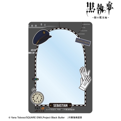 【グッズ-カードケース】アニメ『黒執事 -緑の魔女編-』 セバスチャン・ミカエリス 駅員モチーフ B8硬質ケース