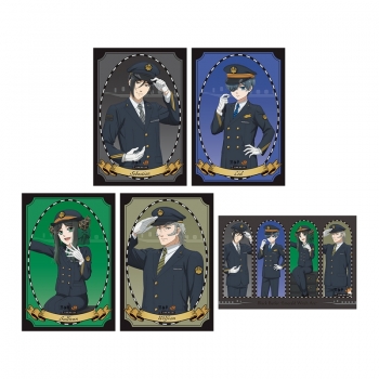 グッズ-ポストカード】アニメ『黒執事 -緑の魔女編-』 描き下ろし 駅員 