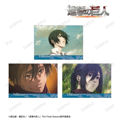 【グッズ-ブロマイド】TVアニメ『進撃の巨人』 ミカサ 場面写ブロマイド3枚セット vol.2