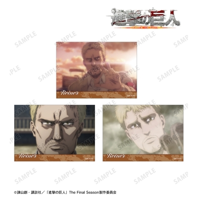 【グッズ-ブロマイド】TVアニメ『進撃の巨人』 ライナー 場面写ブロマイド3枚セット vol.2