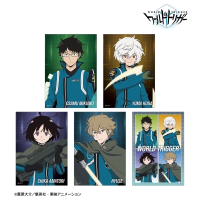 【グッズ-ブロマイド】TVアニメ「ワールドトリガー」 描き下ろし 戦闘開始ver. ブロマイド5枚セット