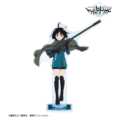【グッズ-スタンドポップ】TVアニメ「ワールドトリガー」 描き下ろし 雨取 千佳 戦闘開始ver. BIGアクリルスタンド