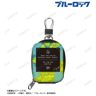 【グッズ-ポーチ】TVアニメ『ブルーロック』 潔 世一&糸師 凛 モチーフ 合皮レザーミニポーチ